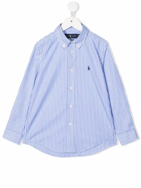 POLO RALPH LAUREN KIDS embroidered-pony shirt