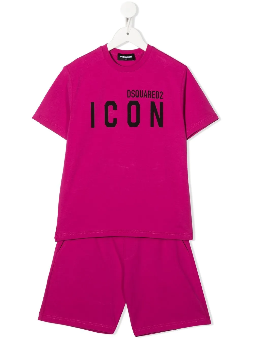 

Dsquared2 Kids traje deportivo con logo estampado - Rosado