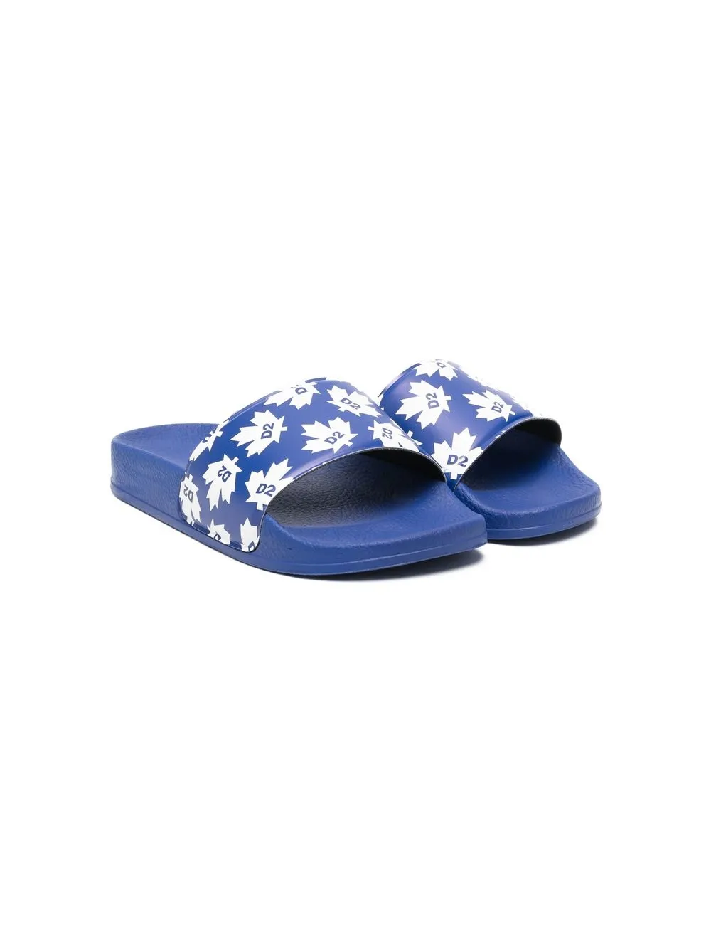 

Dsquared2 Kids flip flops con logo estampado - Azul