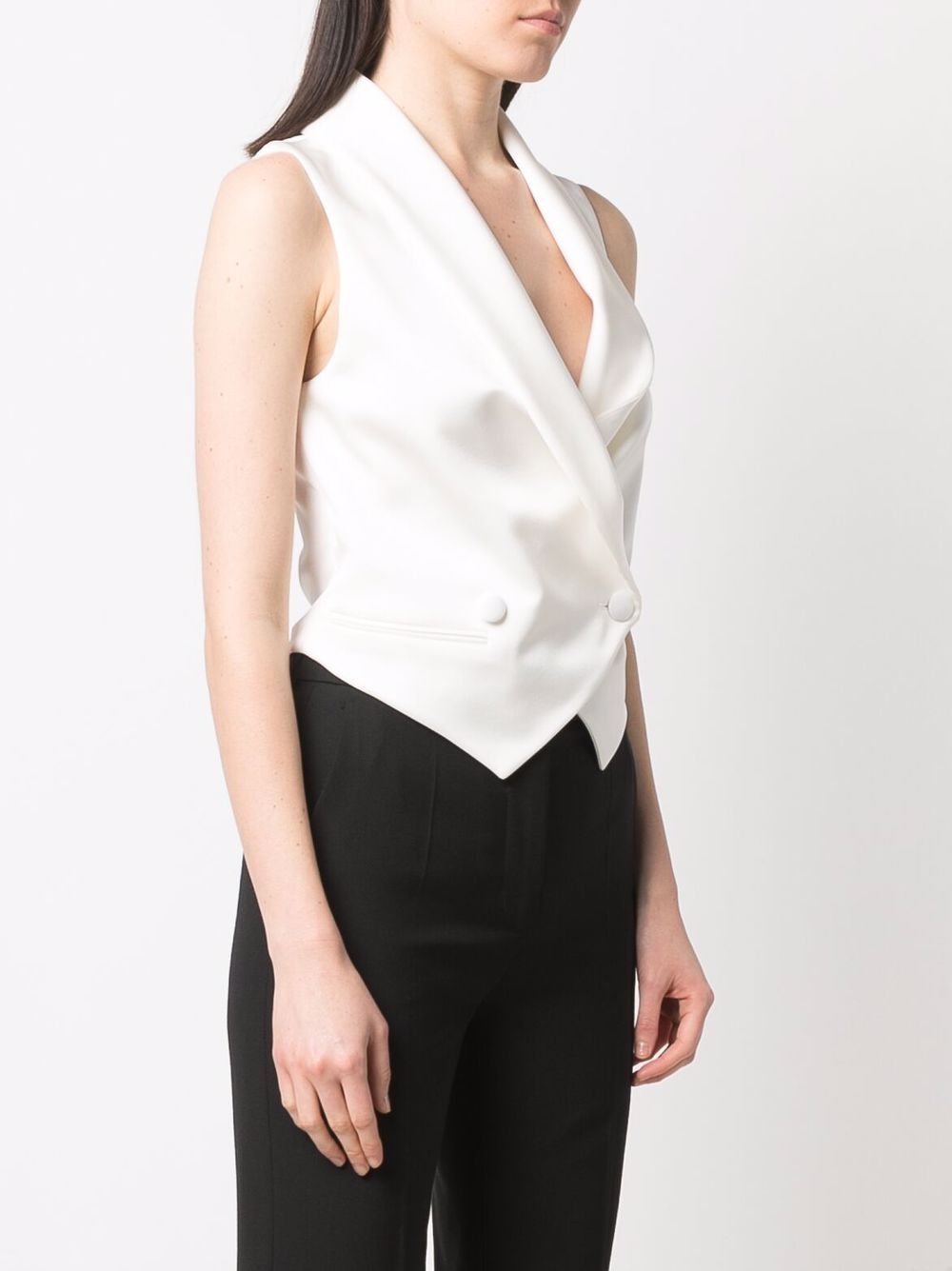 фото Magda butrym wrap-style waistcoat top