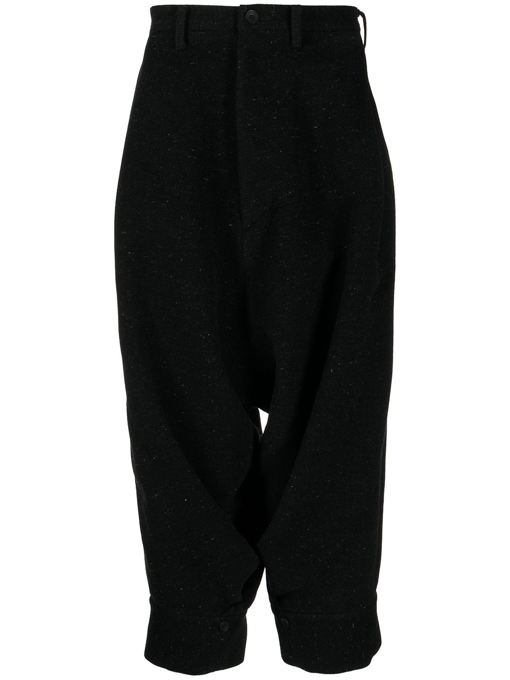 

Julius pantalones capri drop crotch - Negro