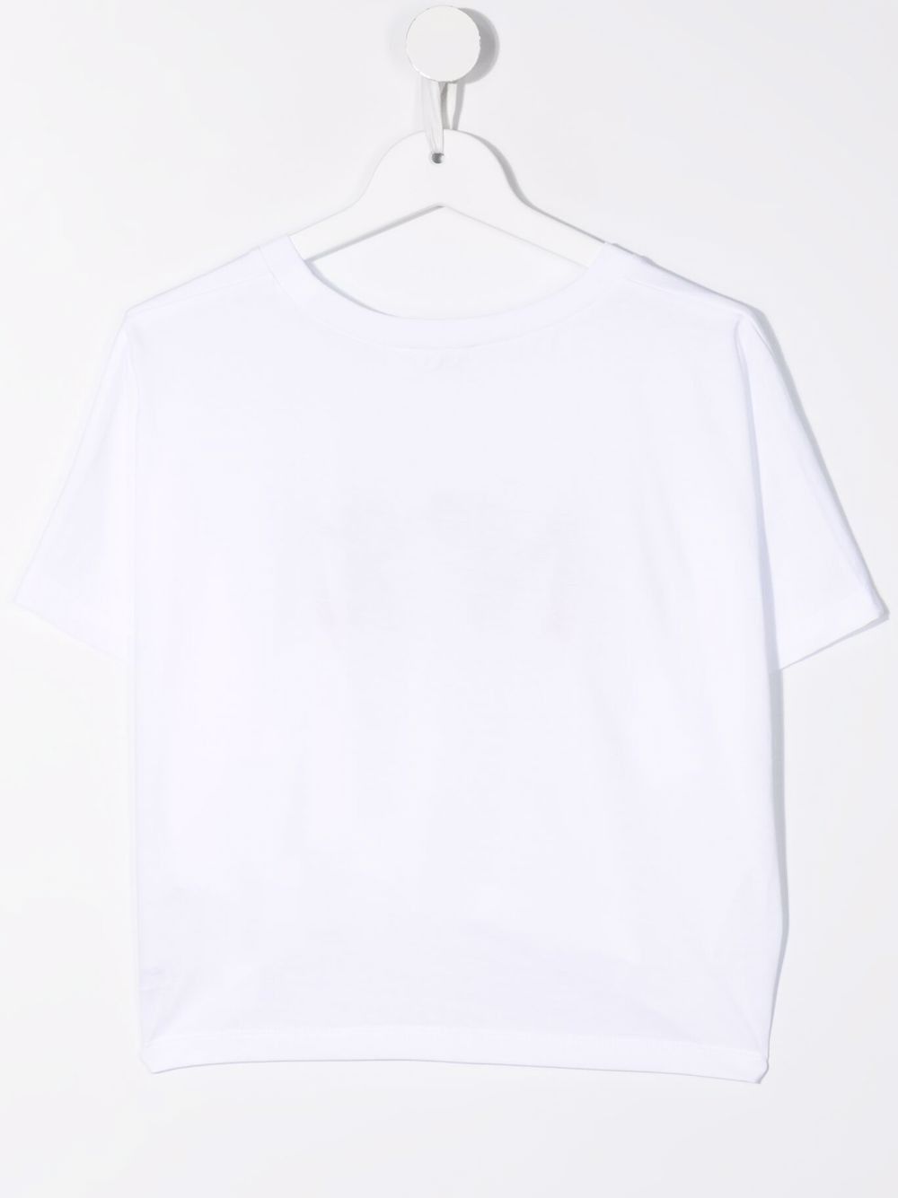 фото Nº21 kids teen logo-print cropped t-shirt