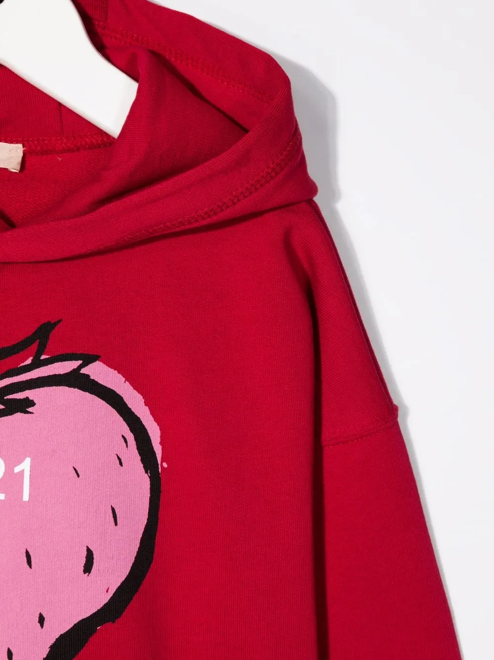 фото Nº21 kids strawberrie-print hoodie