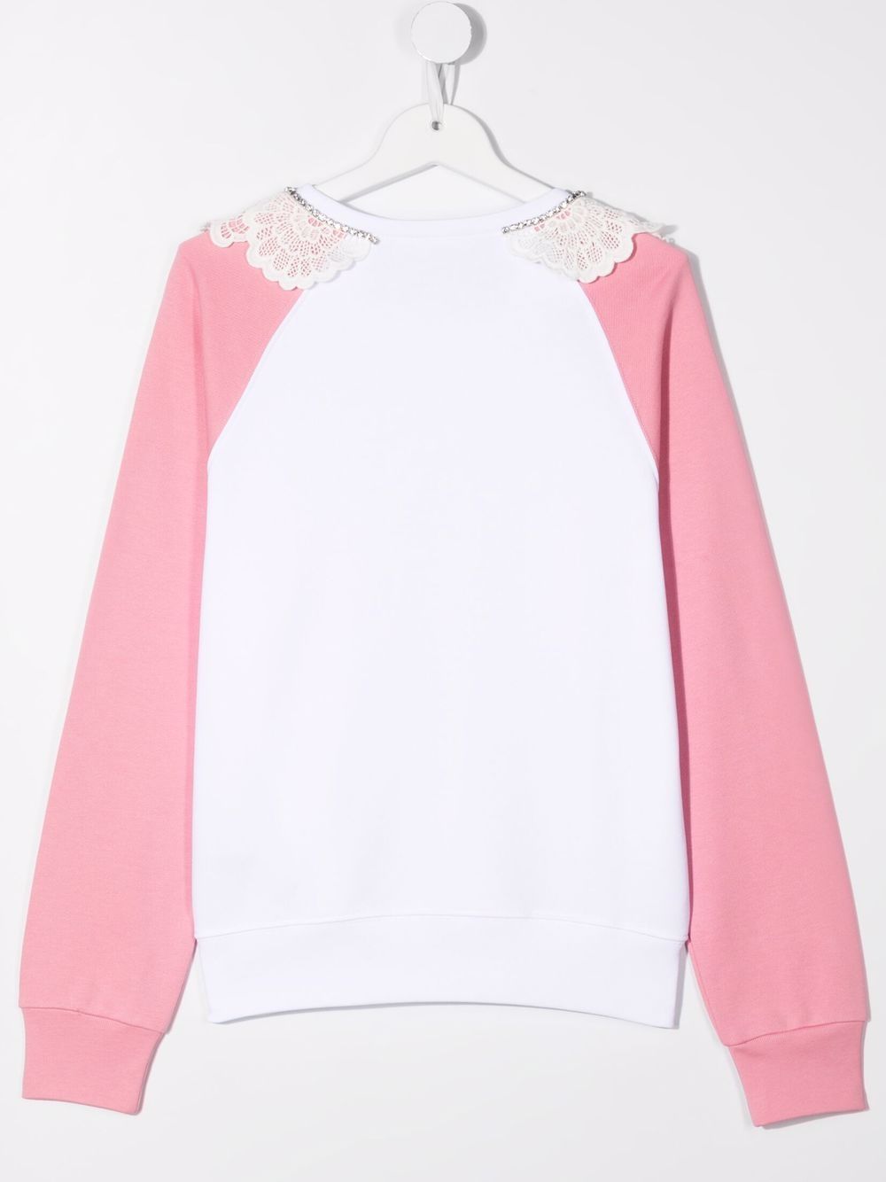 фото Nº21 kids teen lace-trim sweatshirt