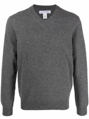 COMME des GARÇONS SHIRT ブラック Vネックセーター XS CDG SHIRT FOREVER: V-Neck Pullover (BLACK) | DSMG E-SHOP