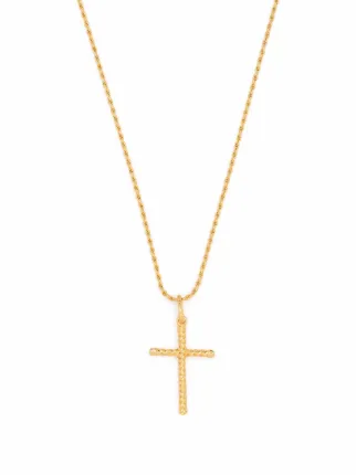 Missoma Fused Twisted Cross Necklace 