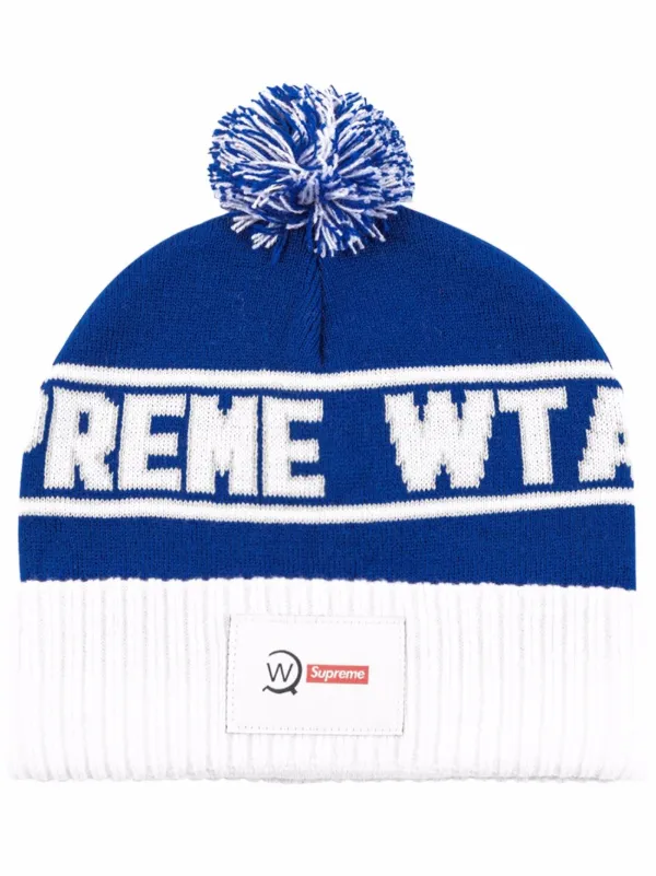 Supreme x WTAPS Knitted Beanie Farfetch