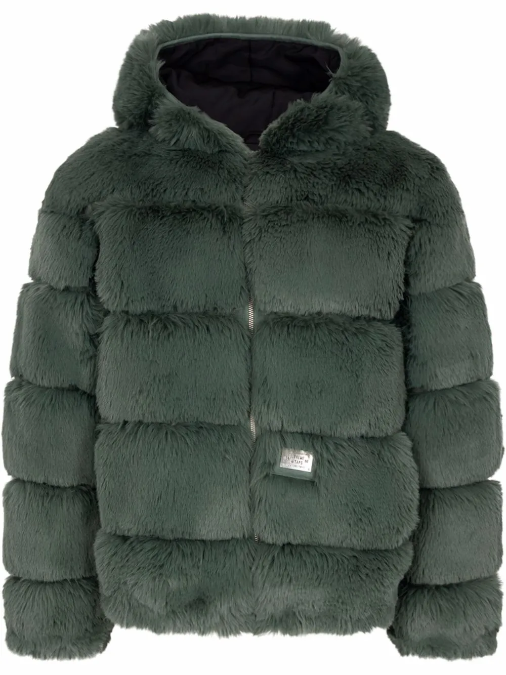 Supreme x WTAPS faux-fur Hooded Jacket - Farfetch