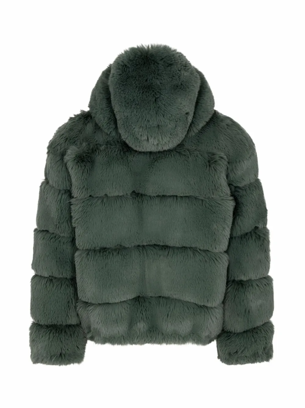 x WTAPS faux-fur hooded jacket