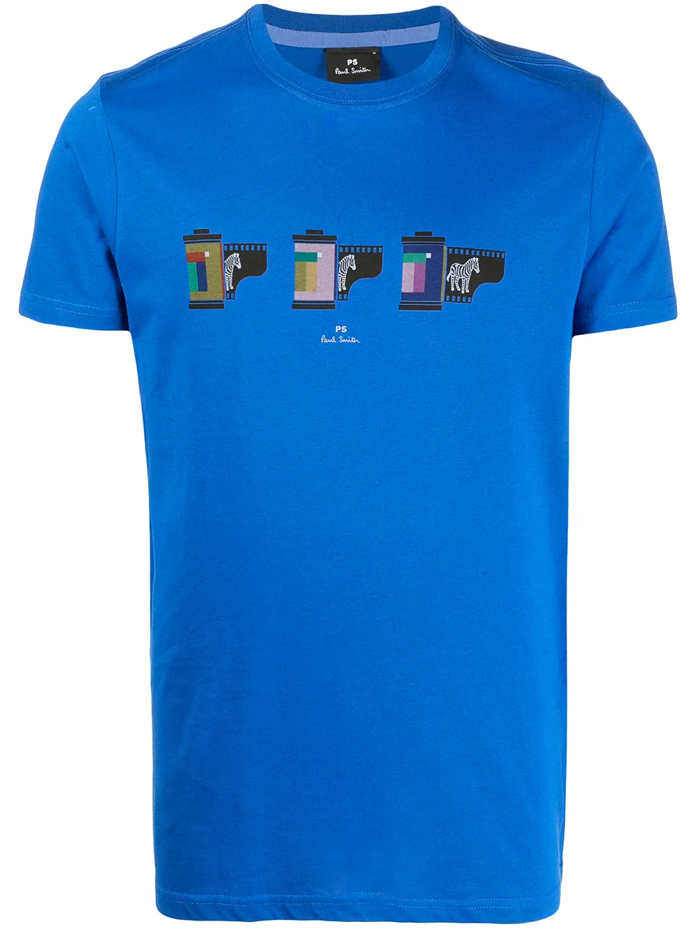 

PS Paul Smith playera con estampado de películas - Azul