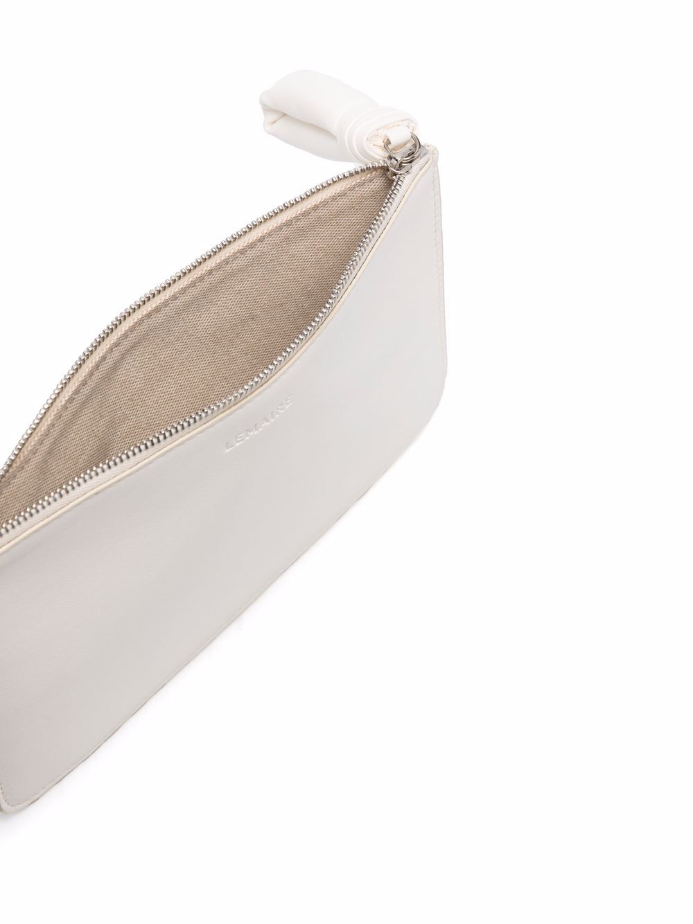 фото Lemaire leather clutch bag