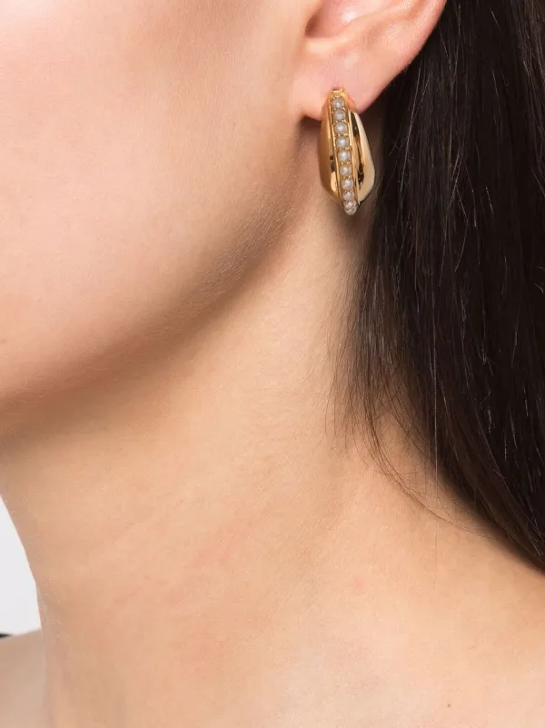 Missoma Dome Pearl Earrings - Farfetch