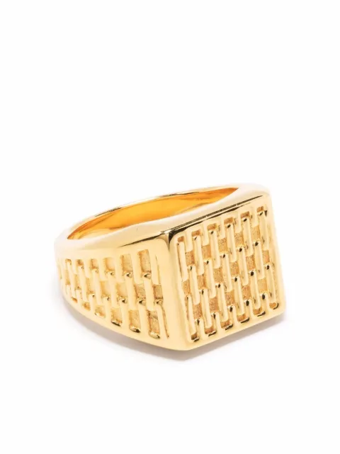 Missoma - Fused woven signet ring