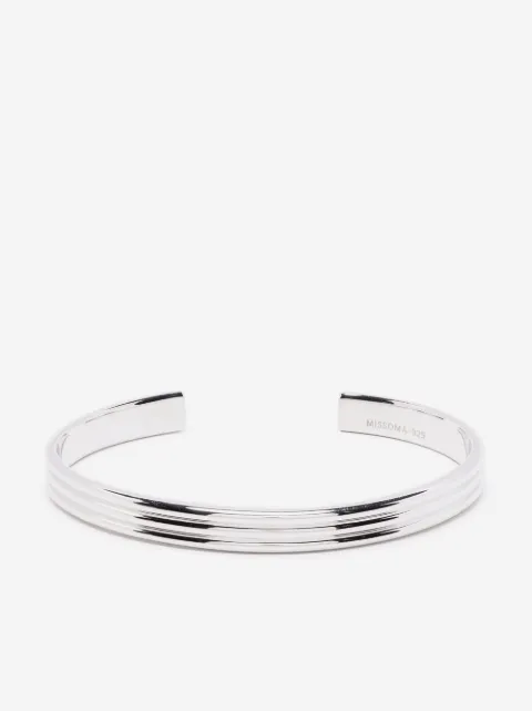 Missoma fused triple ridge cuff bracelet