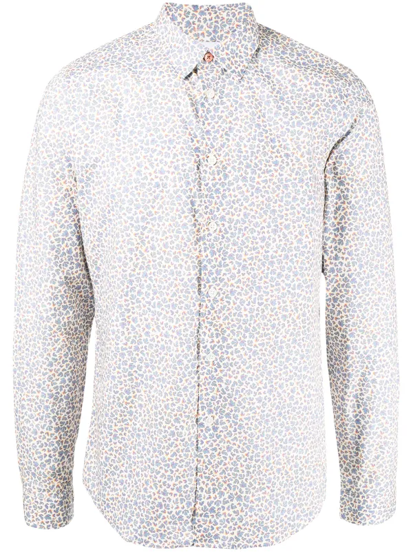 PS Paul Smith Parsley-print slim-fit 