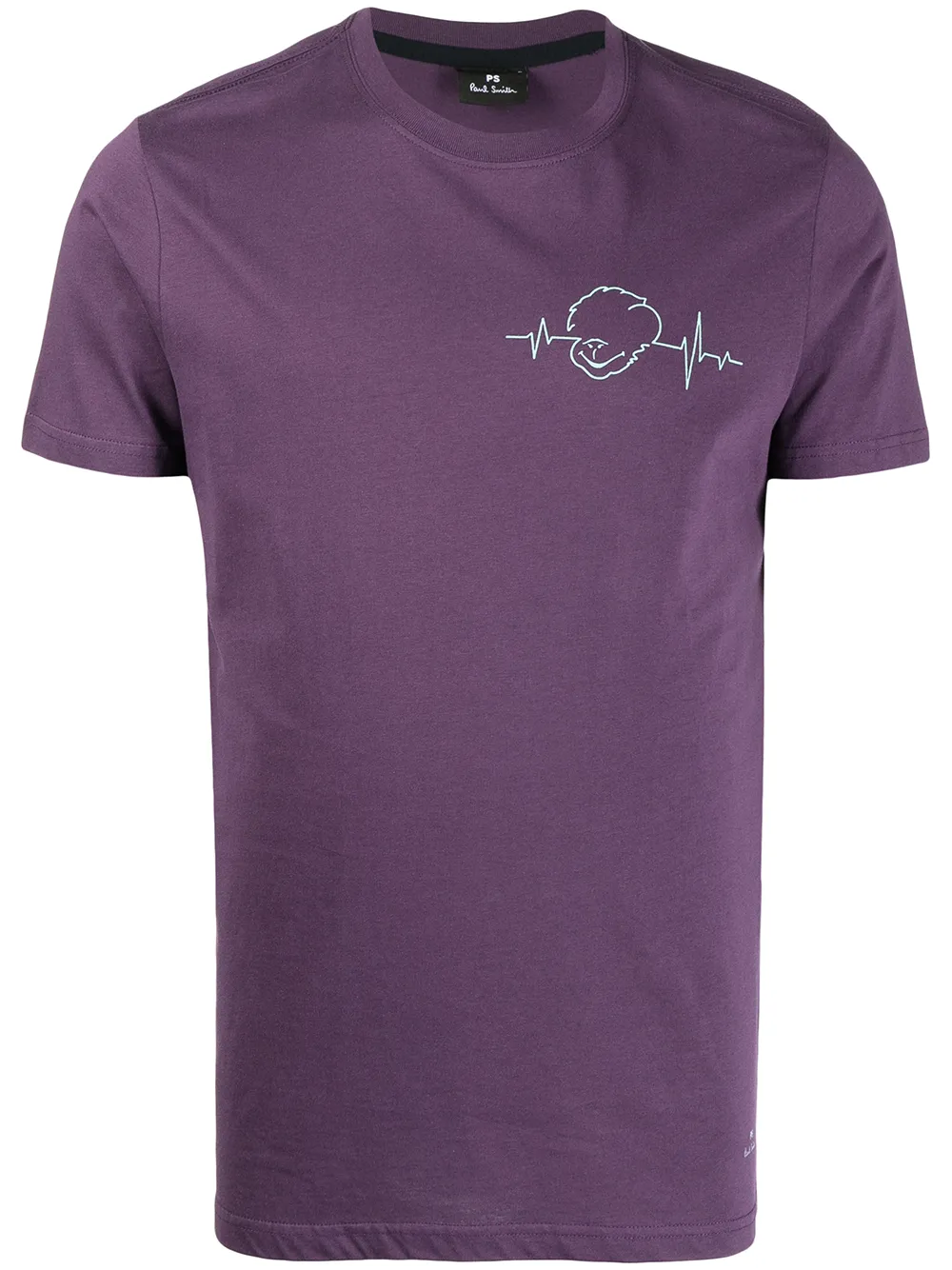 

PS Paul Smith playera con estampado de latido - Morado
