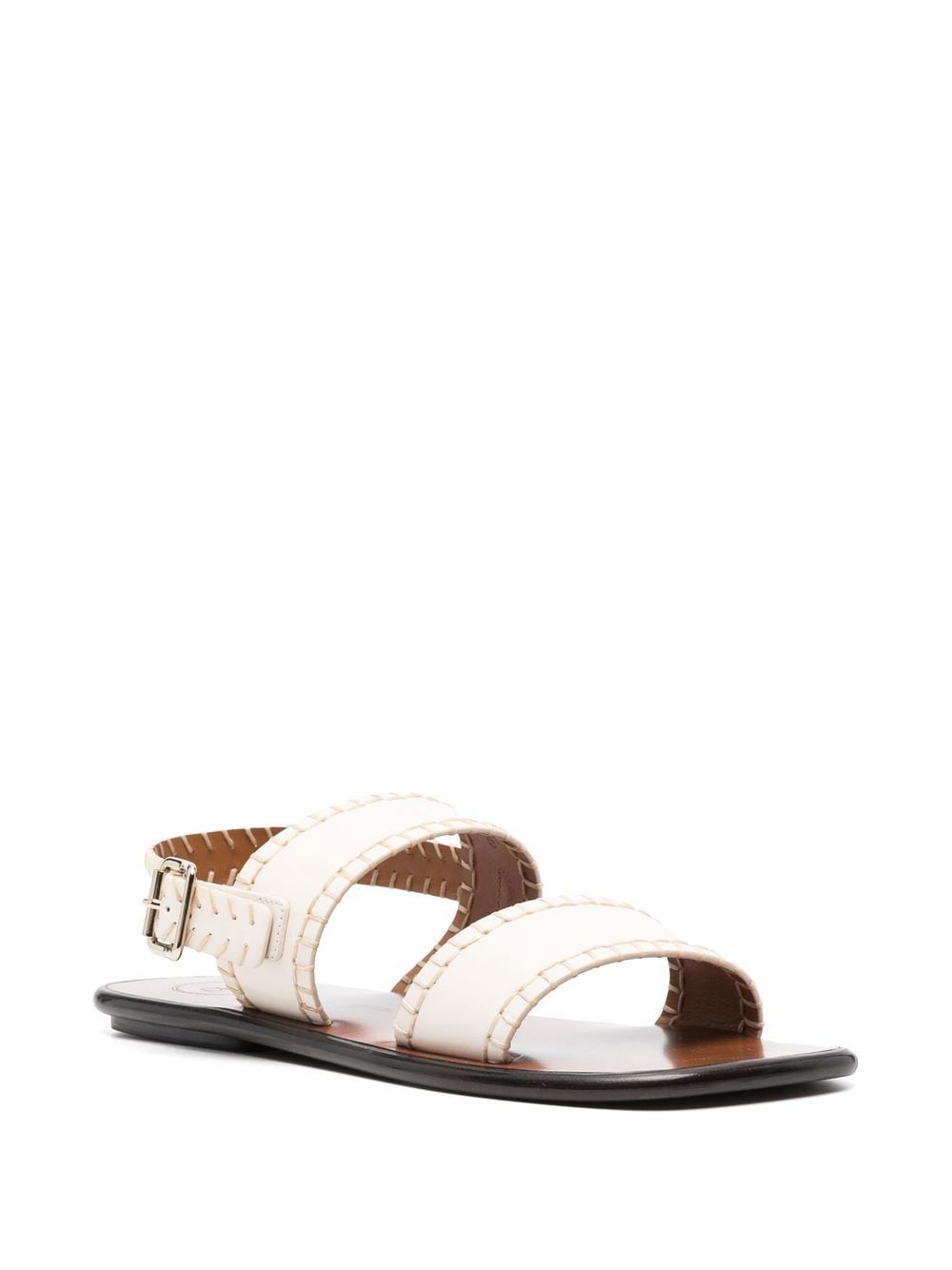 Chloé Laia sandalen met dubbele bandjes - Beige