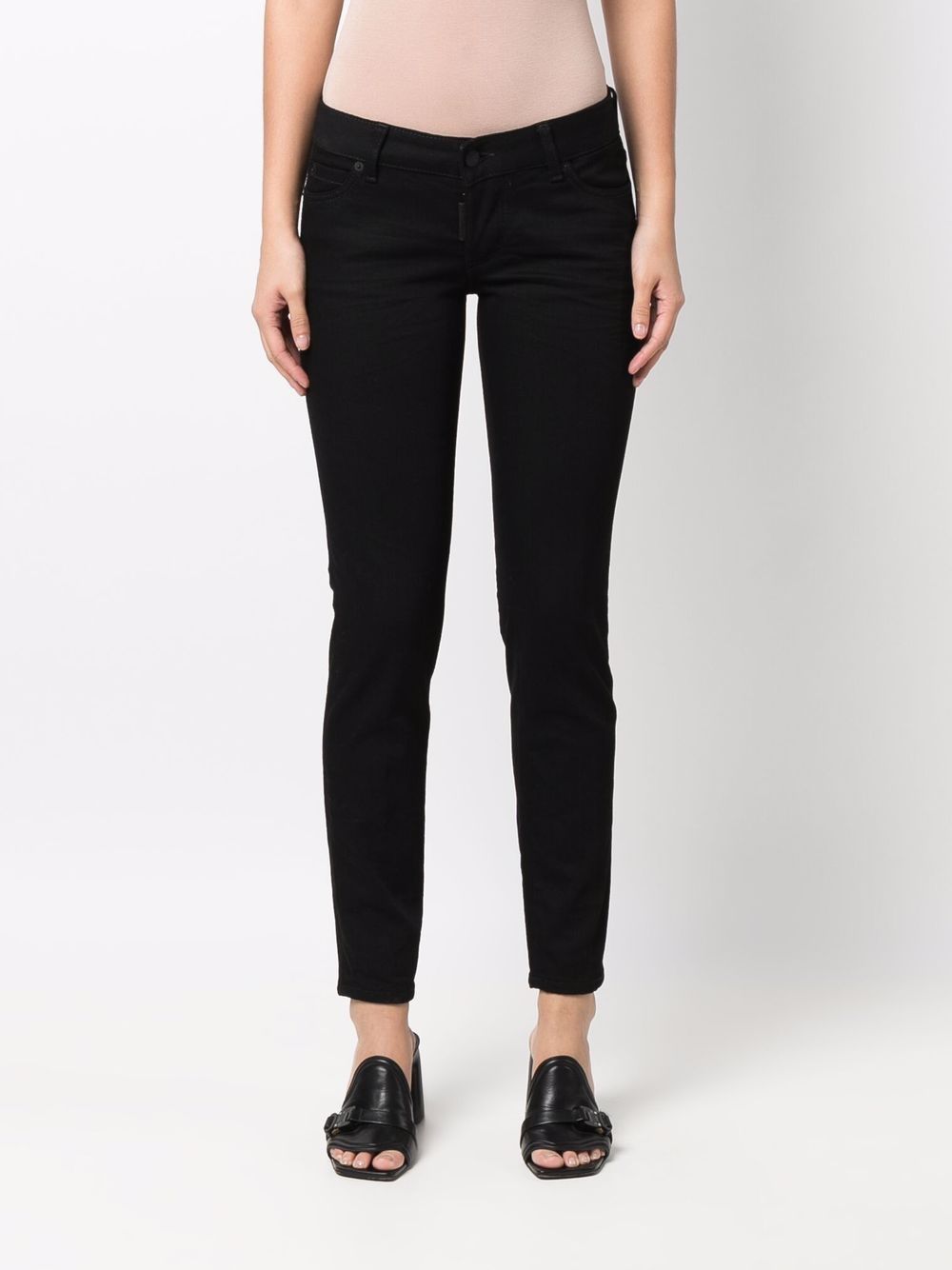 DSQUARED2 logo-print skinny jeans Women