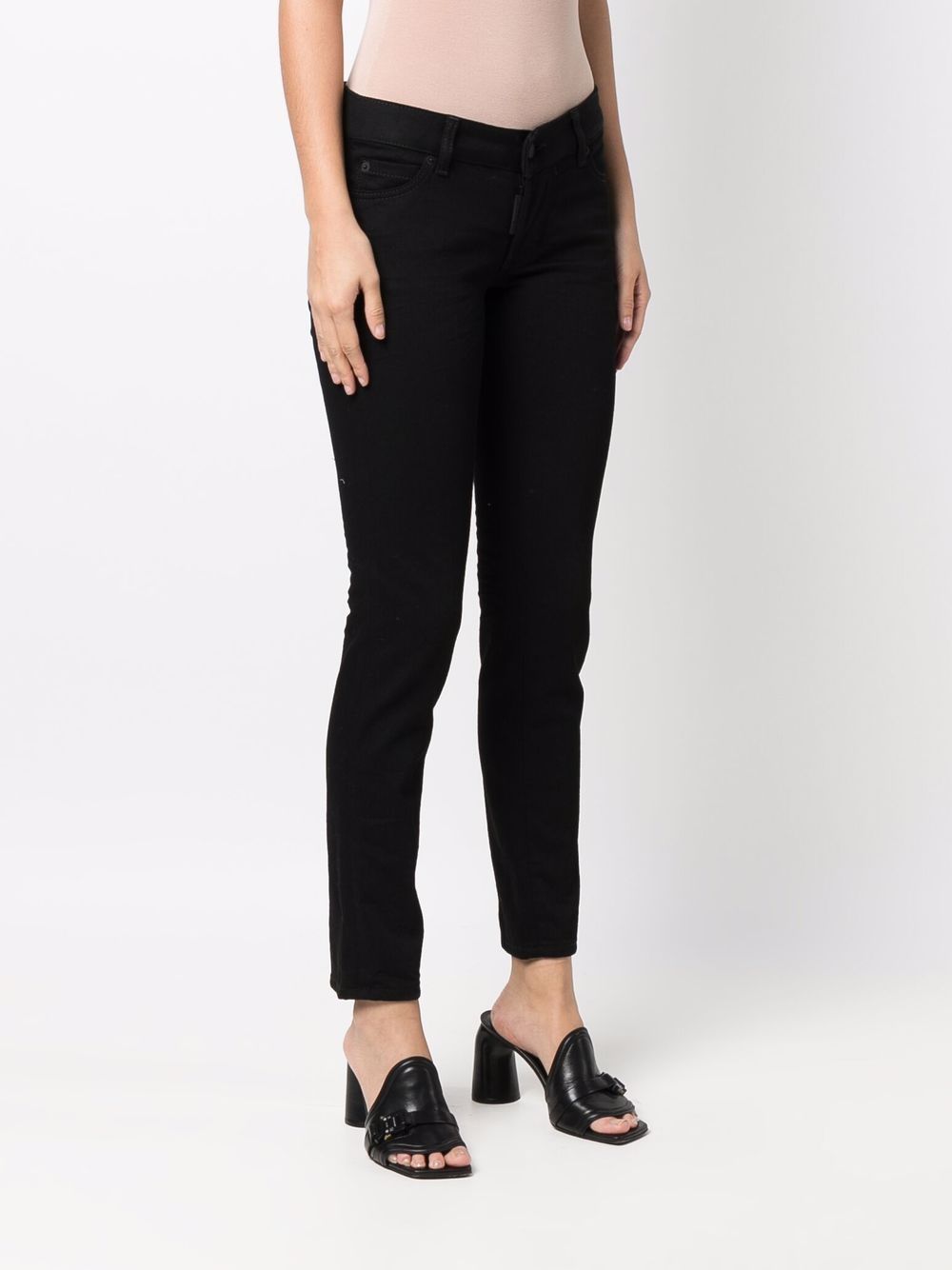 DSQUARED2 logo-print skinny jeans Women