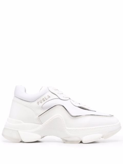 Furla chunky lace-up sneakers