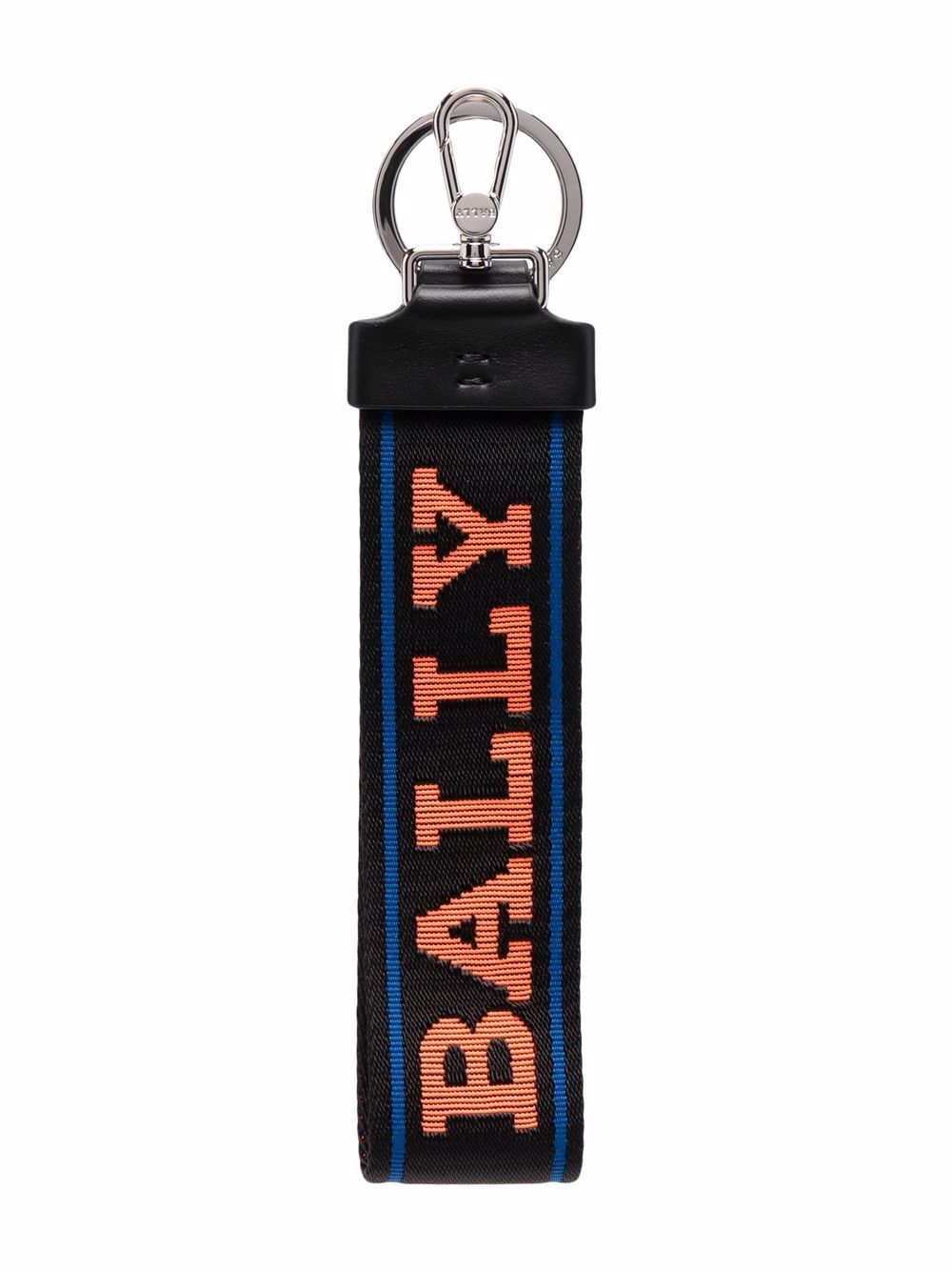 Bally Floryan Designer Key Ring Logo Strap Keychain Made In Italy New 