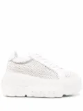 Casadei platform low-top sneakers - White