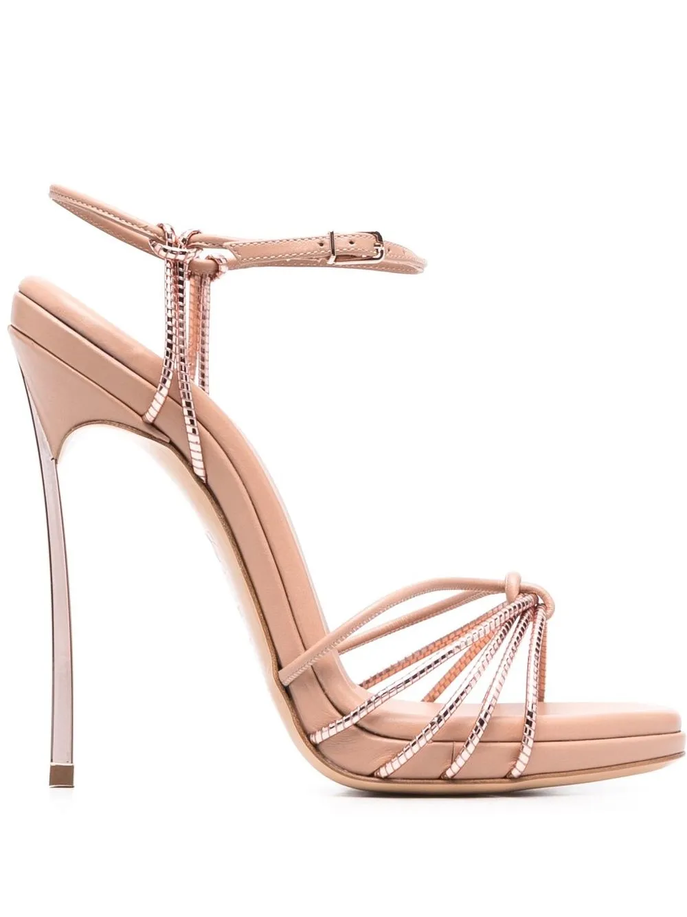 

Casadei Blade Firenze leather sandals - Pink