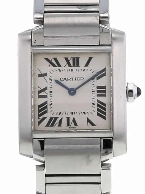 Cartier 1990 pre-owned Tank Française 25mm - Farfetch