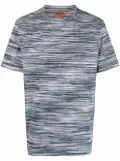 Missoni marled striped T-shirt - Blue