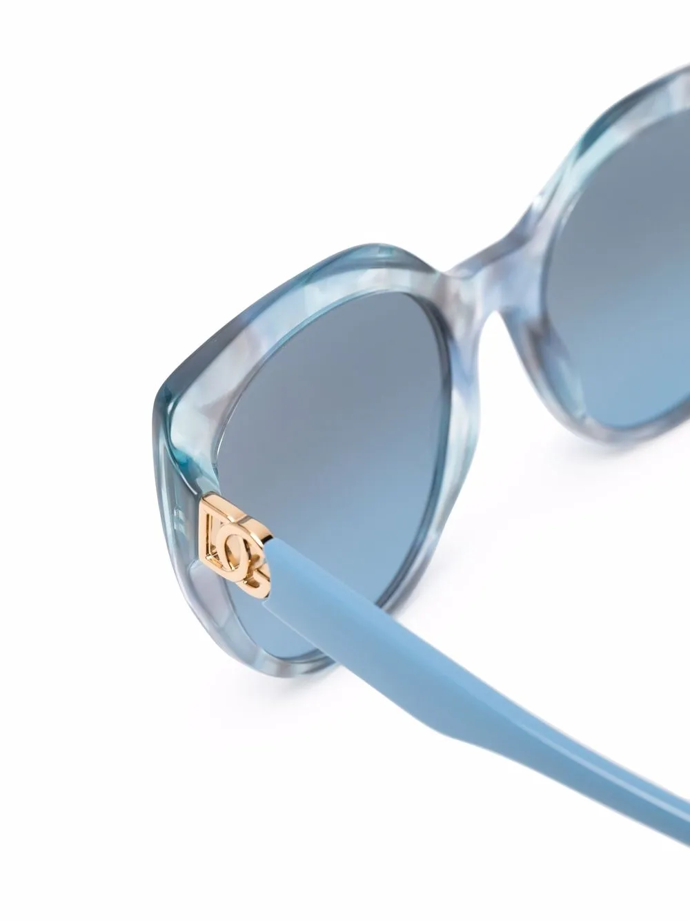 фото Dolce & gabbana eyewear солнцезащитные очки в оправе 'кошачий глаз'