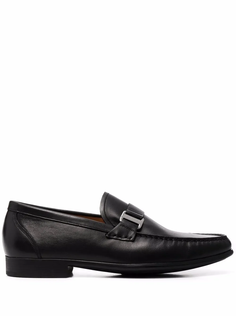 

Bally mocasines con hebilla y logo grabado - Negro