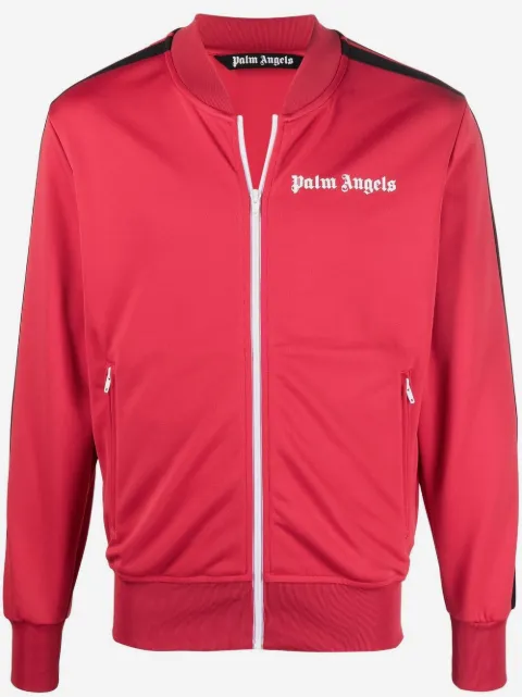 Palm Angels chamarra deportiva con franjas laterales