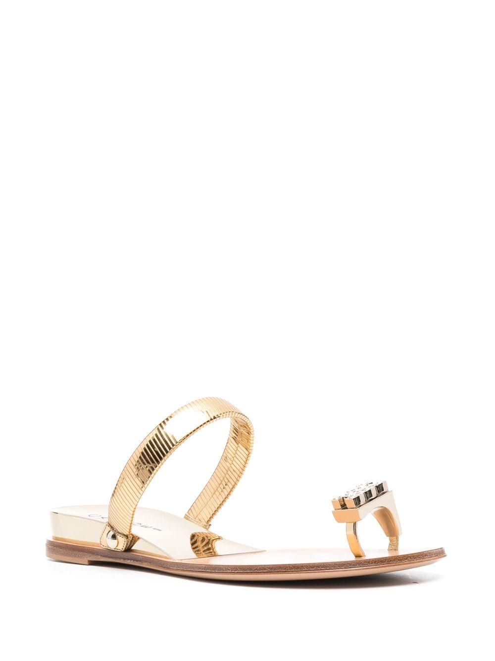 Casadei Soraya C sandalen met ketting - Goud