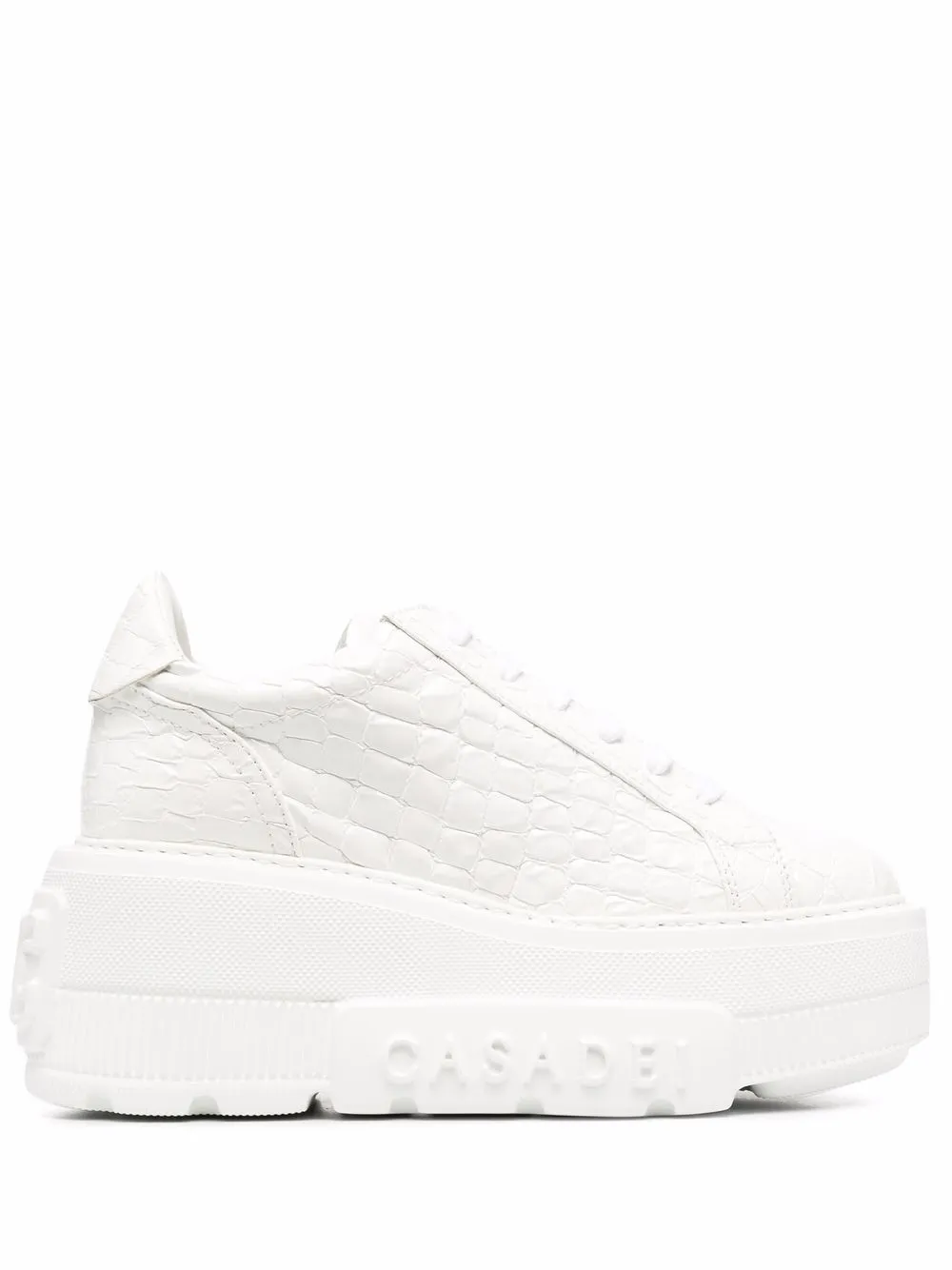 Casadei Nexus Lacroc platform sneakers White