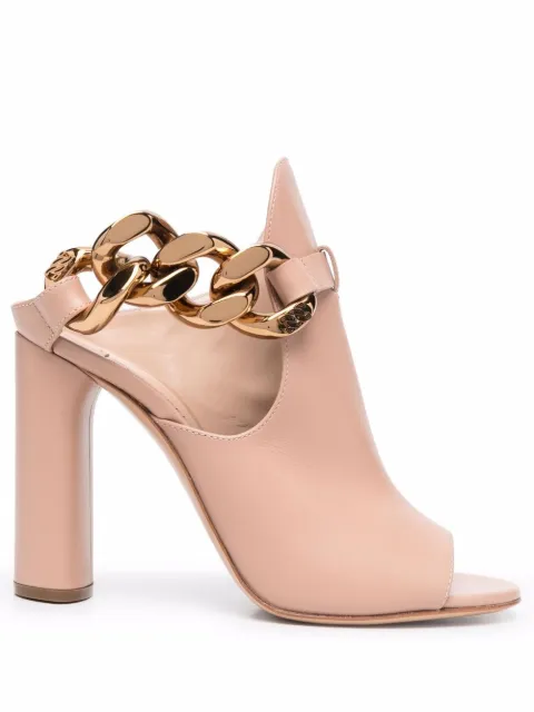 Casadei zapatillas con detalle de cadena