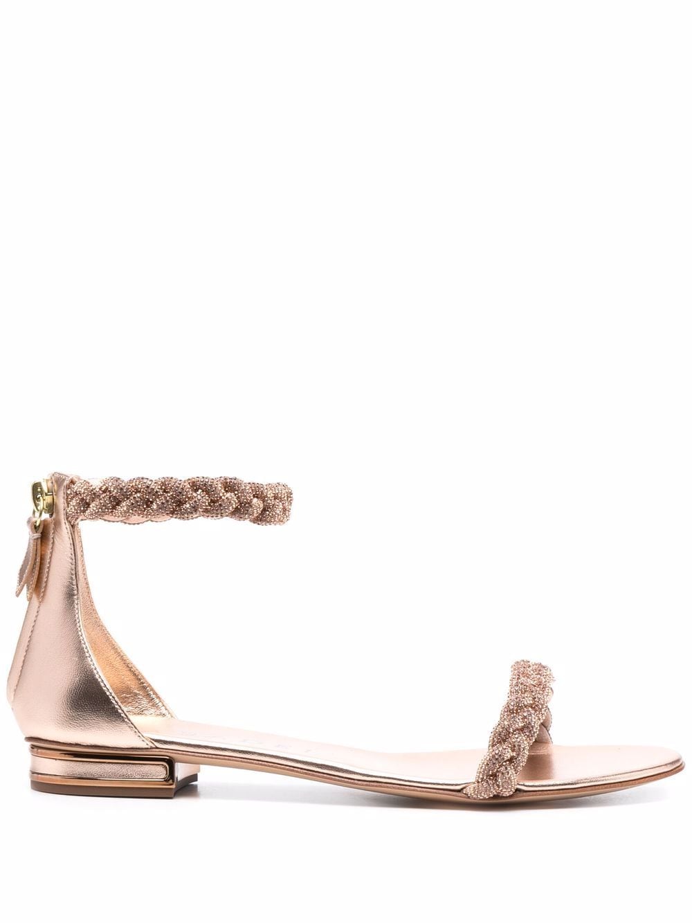 

Casadei Venezia crystal-embellished sandals - Gold