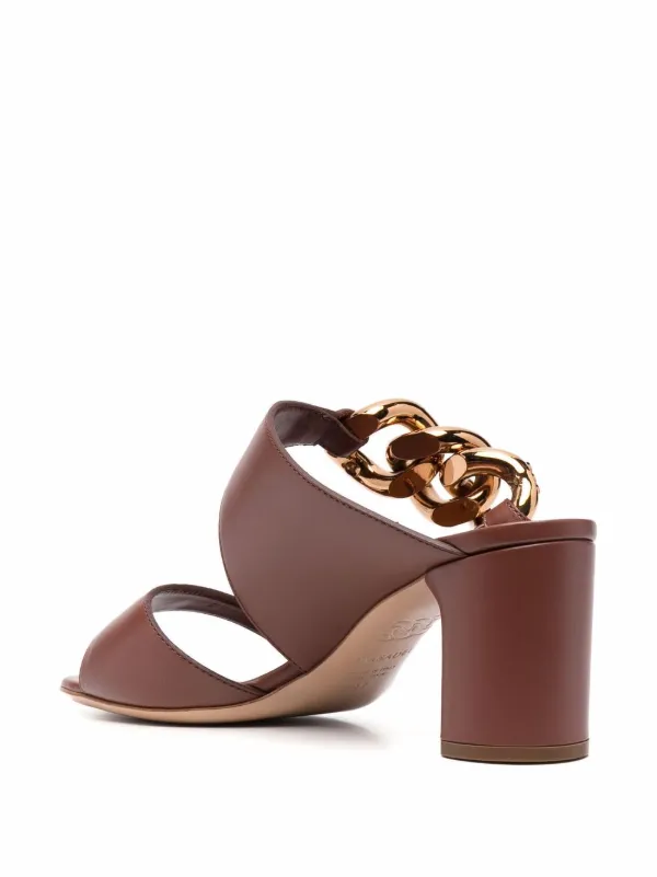 Casadei チェーントリム サンダル | ブラウン | FARFETCH JP