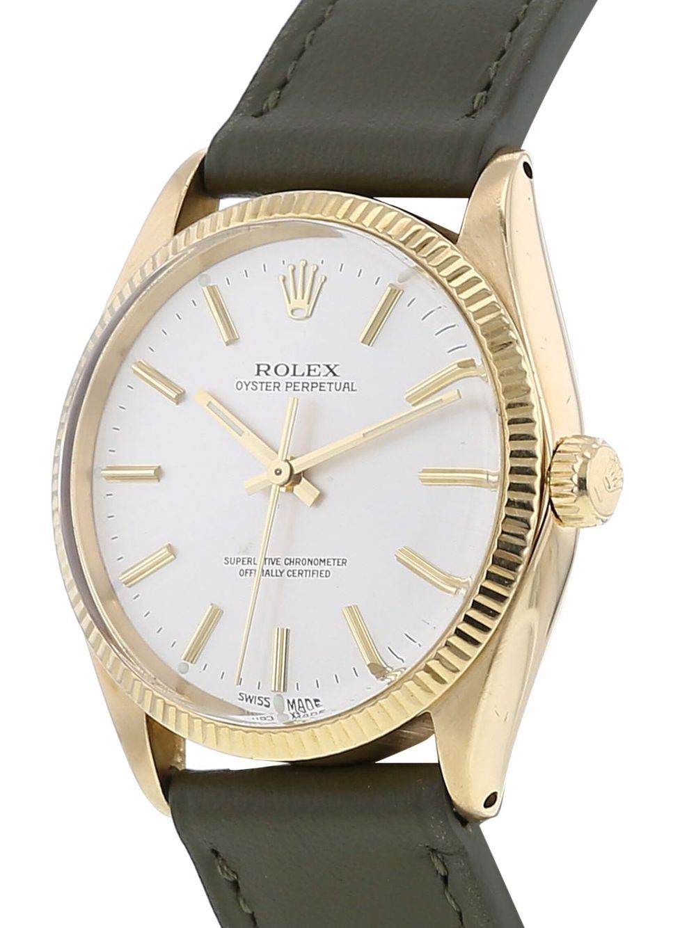 фото Rolex наручные часы oyster perpetual pre-owned 34 мм 1966-го года