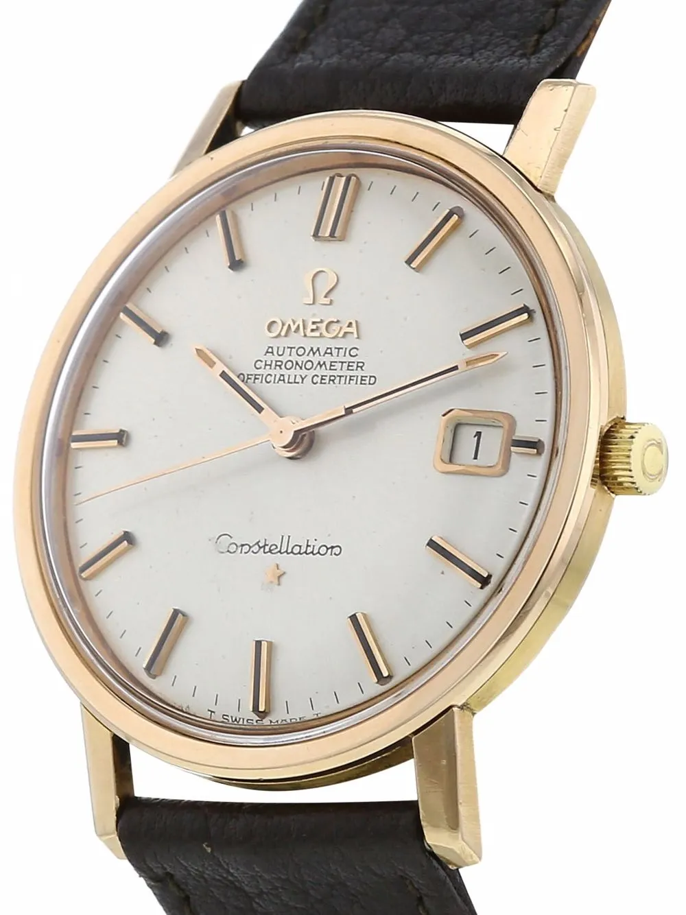 фото Omega наручные часы constellation pre-owned 35 мм 1960-х годов