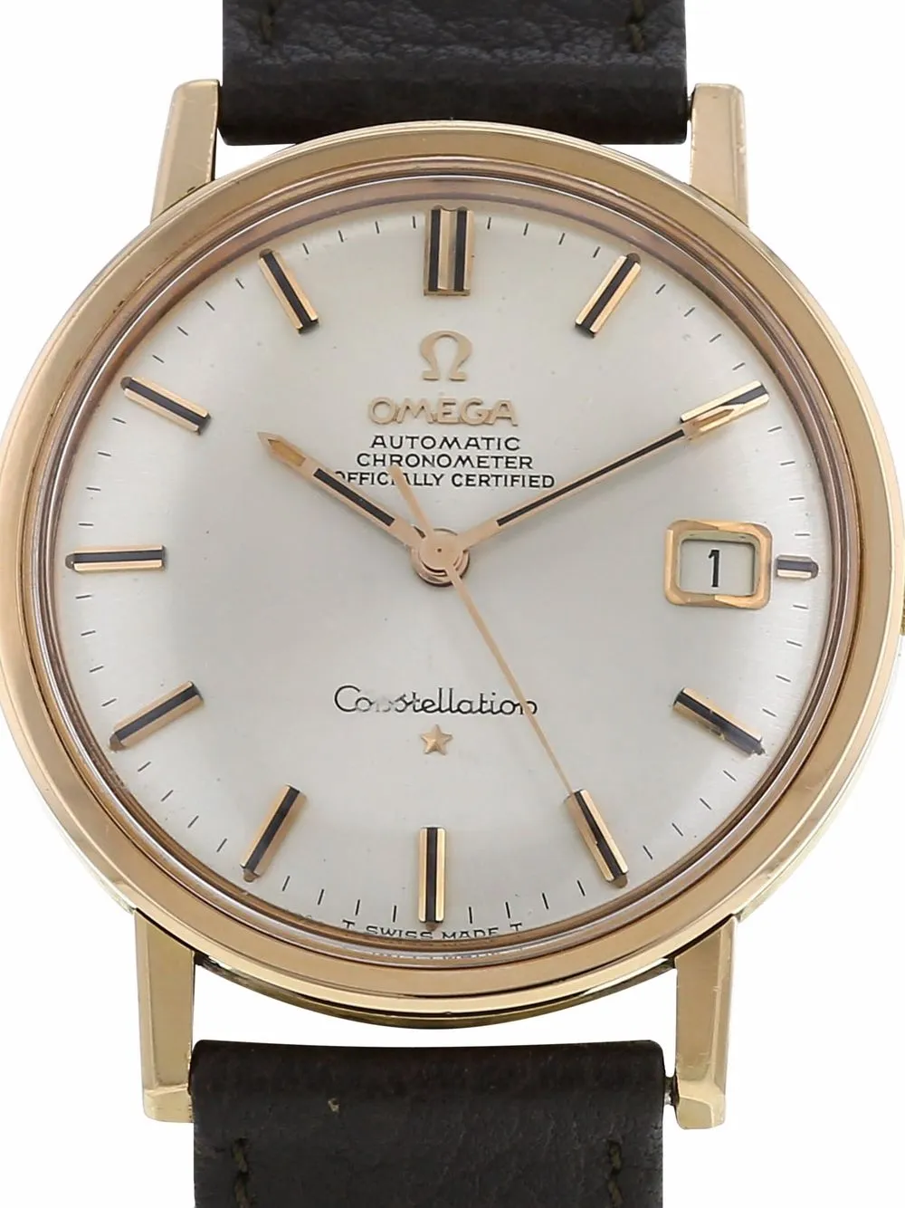 фото Omega наручные часы constellation pre-owned 35 мм 1960-х годов