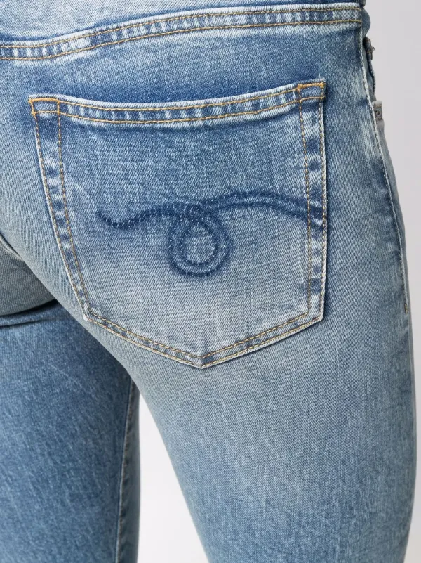 Shop R13 Jasper skinny-cut jeans with 