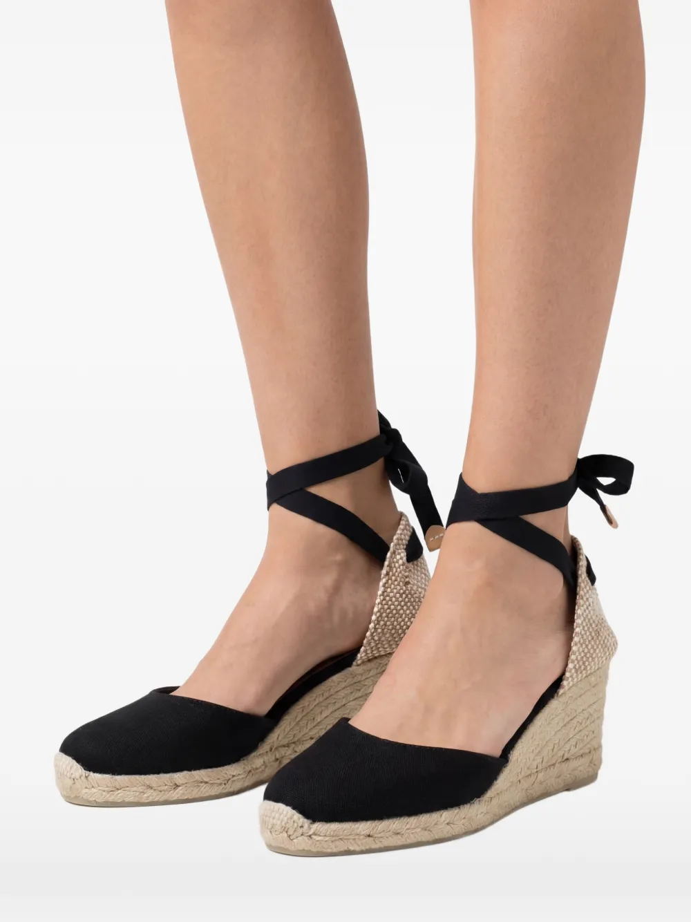  Castañer Carina Espadrilles 80mm   Schwarz 