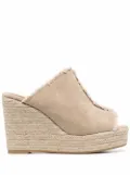 Castañer Fatima high wedge espadrilles - Neutrals