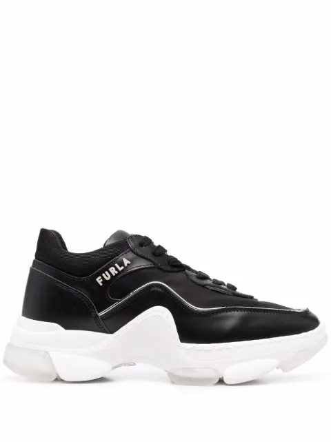 Furla logo-print chunky sneakers 