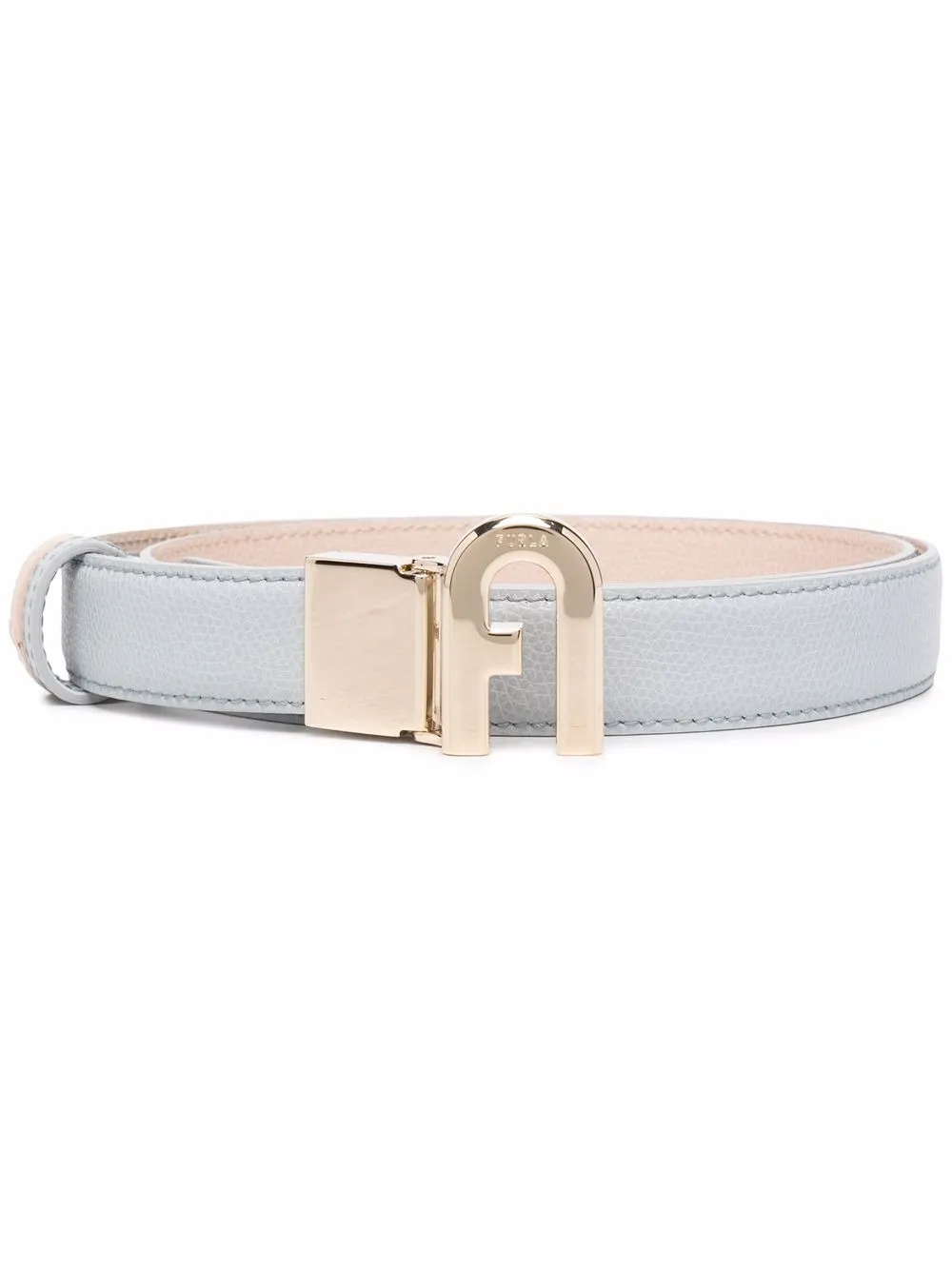 logo-buckle belt