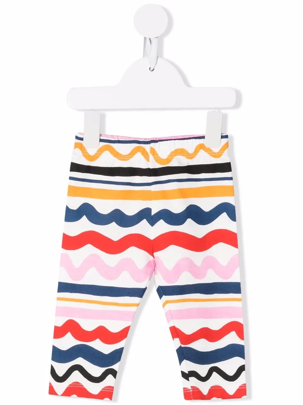 

Stella McCartney Kids leggins con motivo abstracto - Blanco