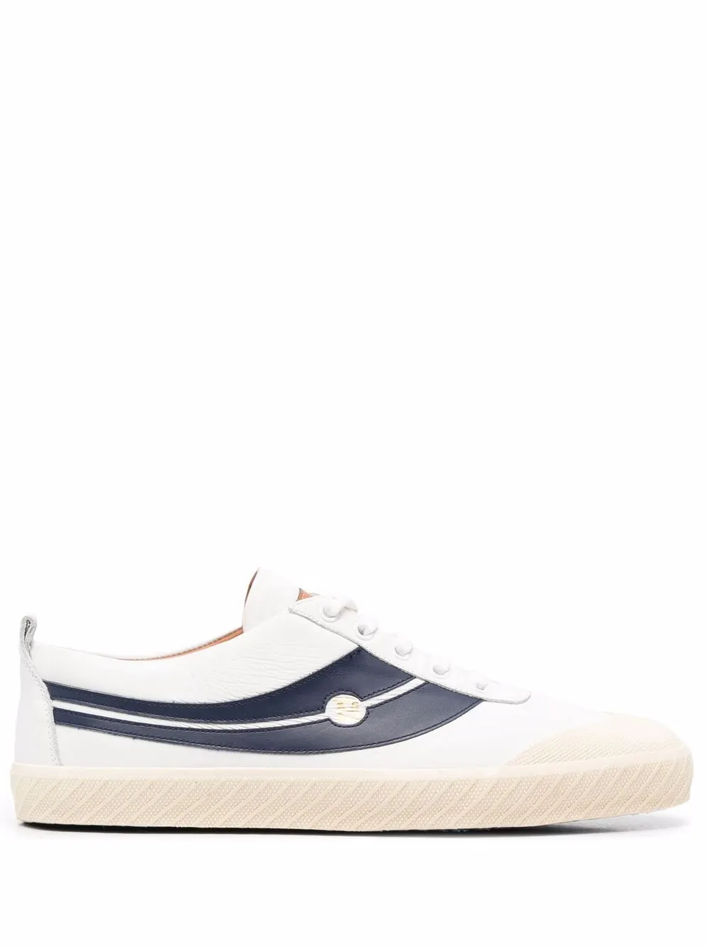 

Bally logo-stamp low top sneakers - White