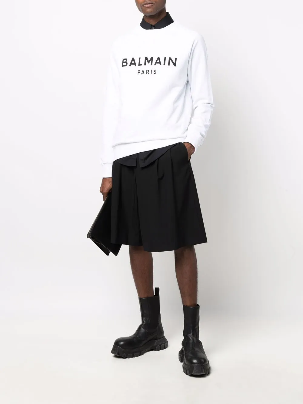 фото Balmain толстовка с логотипом