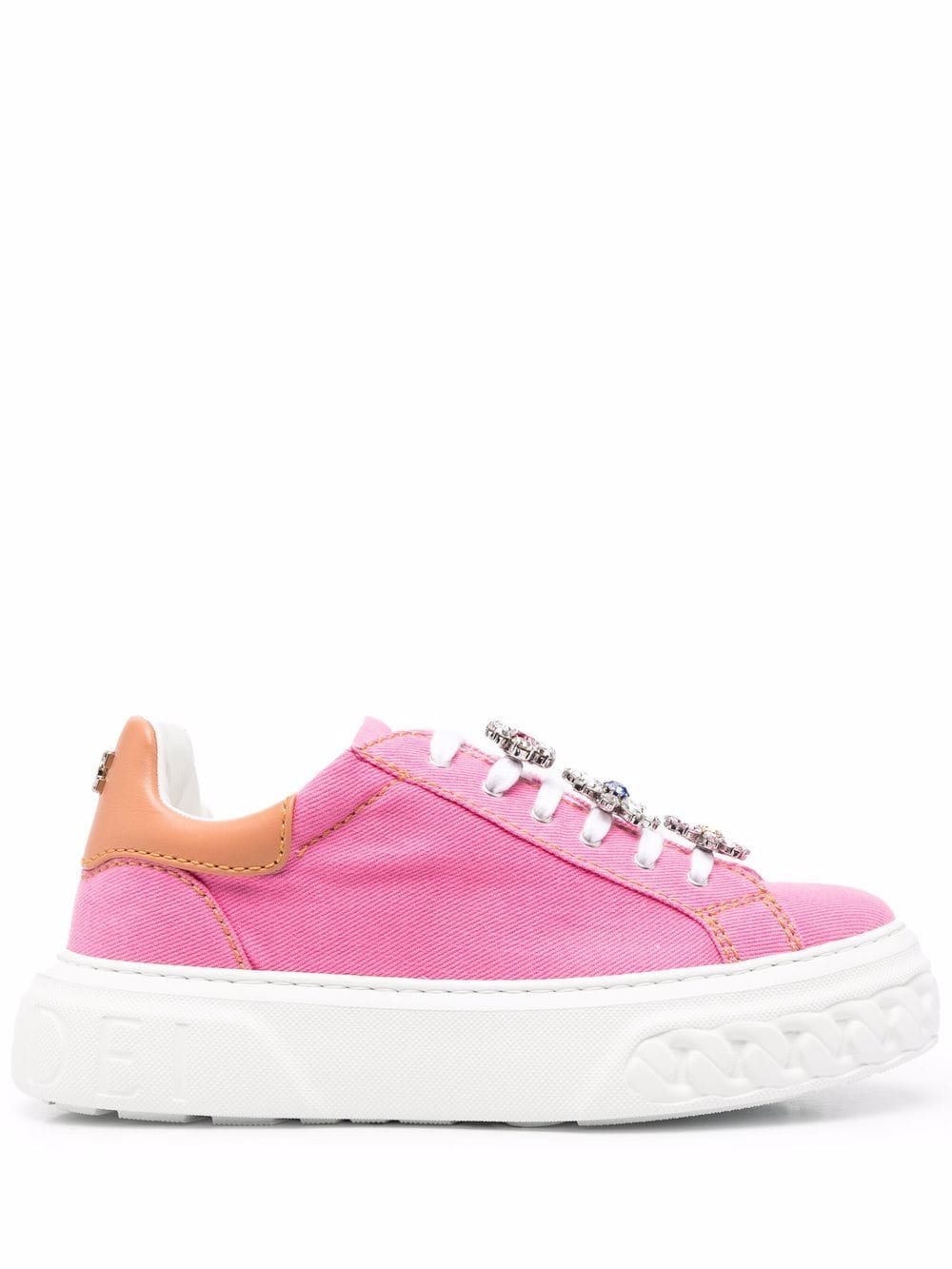 Casadei Embellished low-top Sneakers - Farfetch