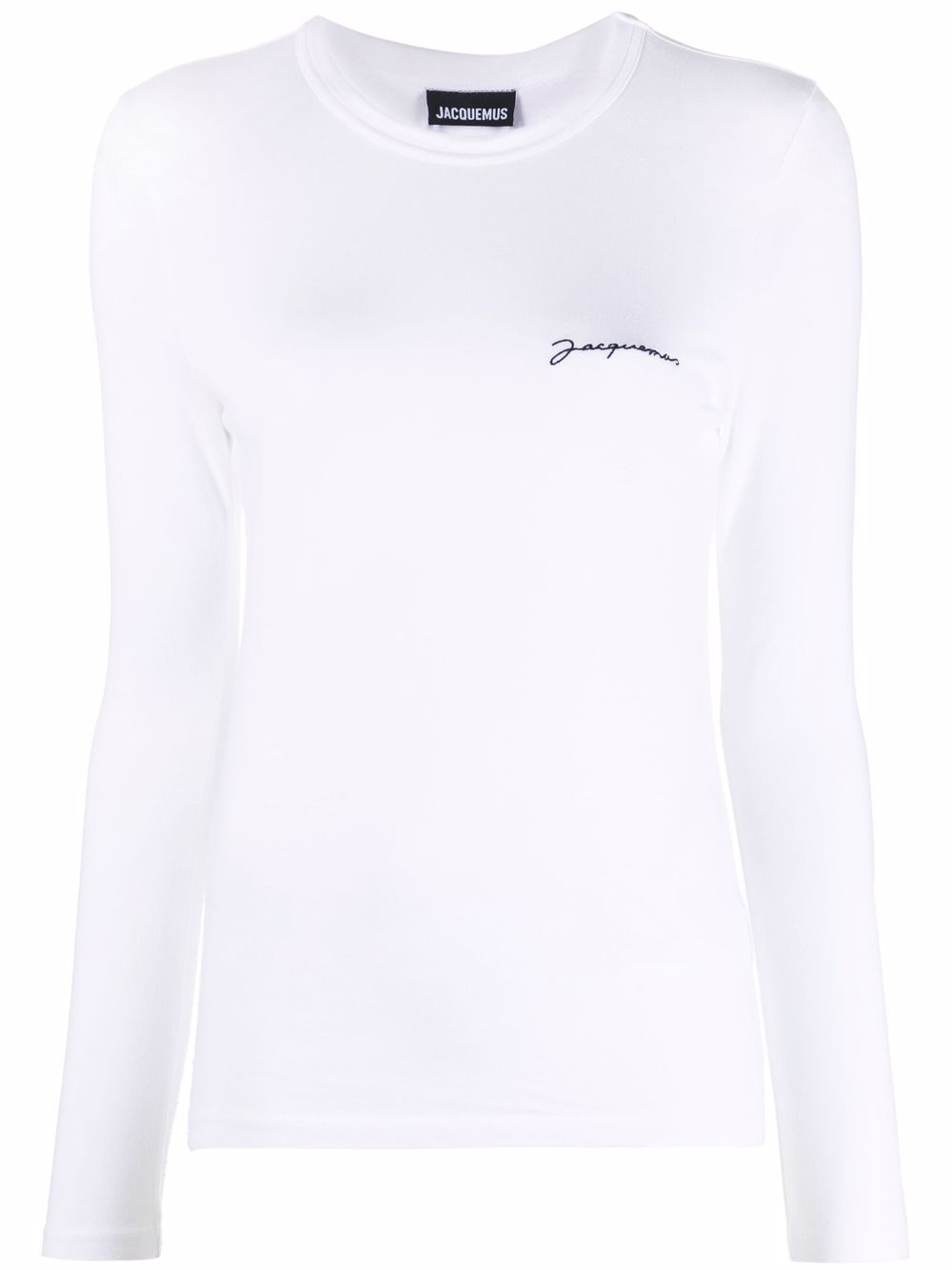 logo-embroidered T-shirt